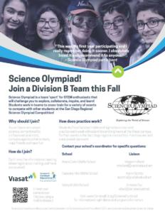 Science Olympiad Flier Full Page Page 1